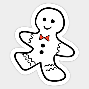 Gingerbread man Sticker